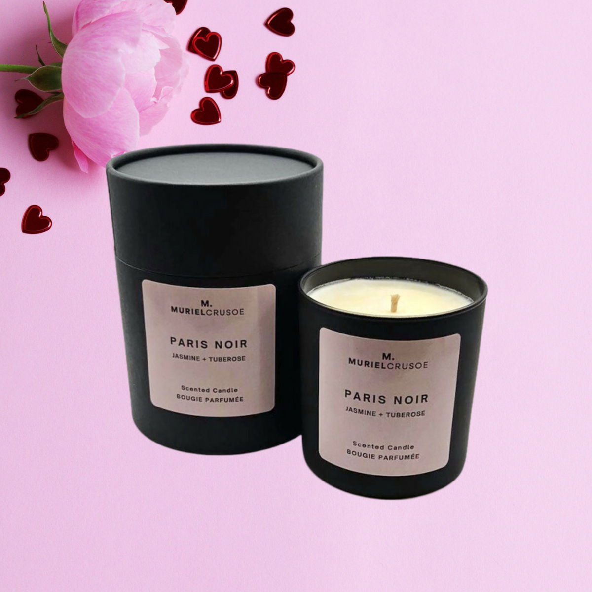 PARIS NOIR Jasmine + Tuberose Candle